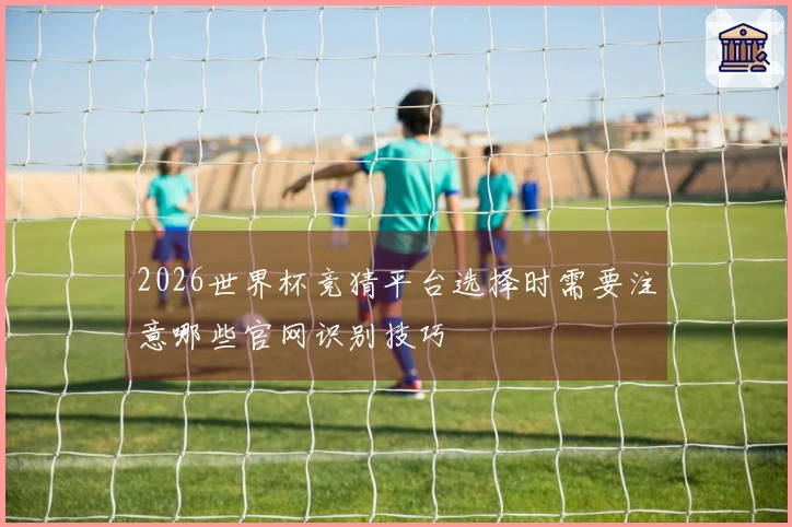 2026世界杯竞猜平台选择时需要注意哪些官网识别技巧